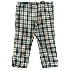Eddie Bauer Pajama Pants Mens 2XL Green Plaid Flannel Knit Sleepwear PJs Sleep
